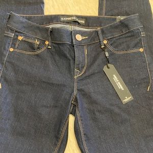 EXPRESS Ankle Skinny Stella - Liw Rise Dark jeans NWT